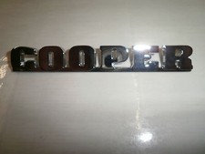 Classic Mini Cooper Boot Badge