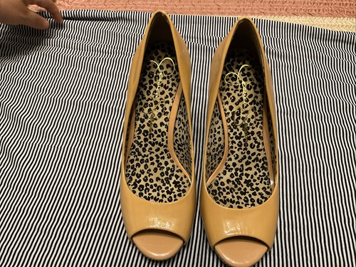 Jessica simpson tan peep - jessica,