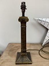 Marks and Spencer Faux Bronze Corinthian Column Lamp Base M & S Home Decor