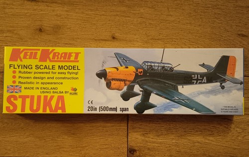 Keilkraft stuka rubber powered - keilkraft,