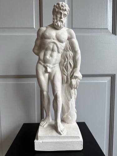 Older plaster statue the - statue, of