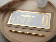 Coldplay Ticket | Concert Gift