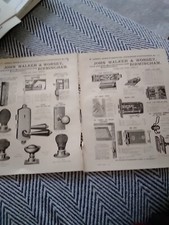 4pp Advert 1902 Locks & Fastenings John Walker & Worsley Birmingham Verity Leeds