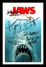 Jaws Cast Autograph Signed &