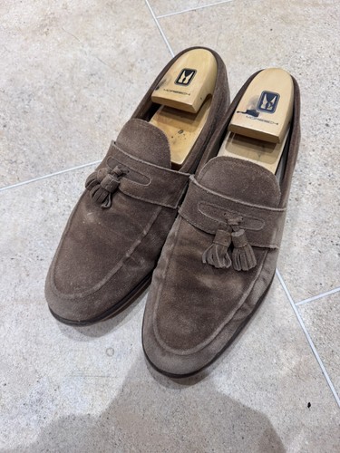 Tan suede shoes autograph - m&s,