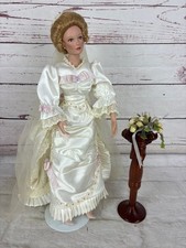 Ashton Drake Sandra Kuck A Bouquet So Fair Wedding Doll 43cm Porcelain