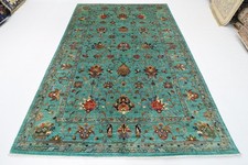 7x10 afghan hand knotted - afghan,