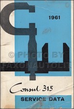 1961 Ford Consul 315 Service