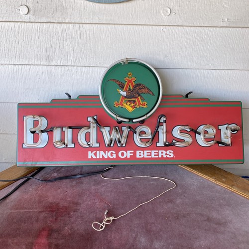 Budweiser neon sign king - neon,