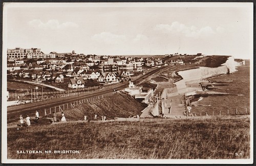 Brighton postcard saltdean - brighton,