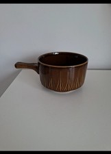 Brown Glaze Like TAMS Soup Mug
