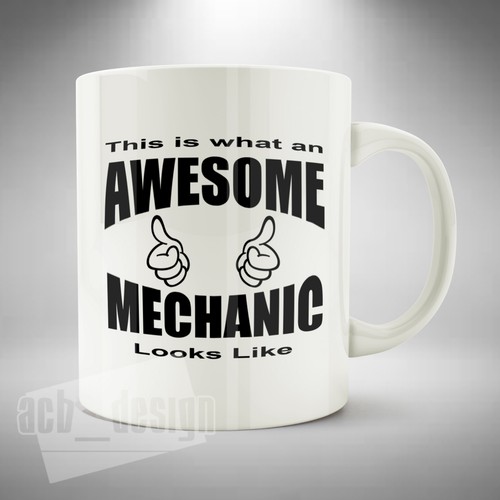 Awesome mechanic mug cup - awesome,