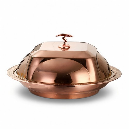 Serving tray with dome lid - serving,