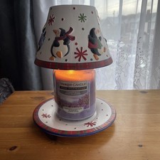 Yankee Candle Shade And Tray Large Size With A Nutmeg New Candle