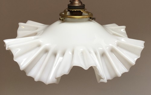 Vintage french opaline folded - french,