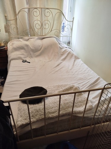 King size bed - size, headboard