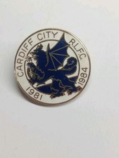 Cardiff City Dragons Rugby League Pin Badge
