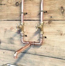 Vintage Copper Swivel Tap