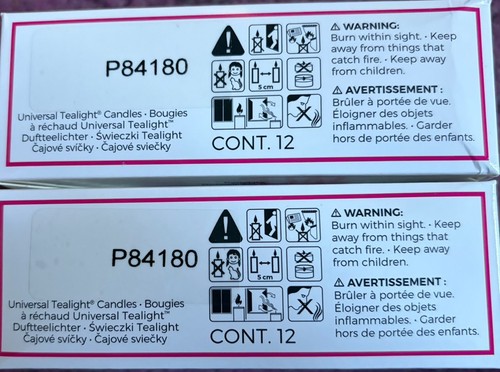 Partylite boxes 12 mood - of,