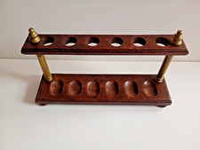 Vintage Wooden Pipe Rack