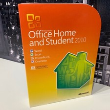 Microsoft Office 2010 Home Student 3-User Word Excel PowerPoint Windows 10 11