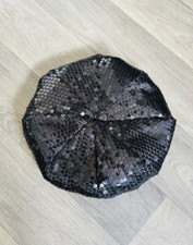 Ladies/Girls Black Sequin