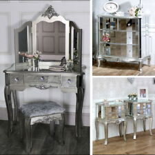 Silver mirrored bedroom
