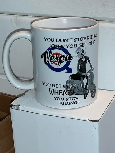 Vespa mod mug and - vespa,