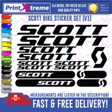 SCOTT BIKE Decal Stickers Vinyl Mountain Cycling MTB UNIVERSAL top Quality V1
