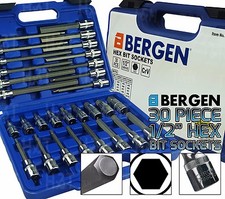 BERGEN Extra Long 30pc HEX BIT