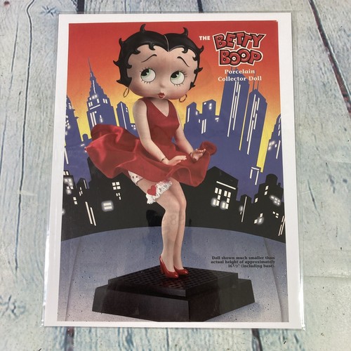 1996 betty boop porcelain doll - porcelain,