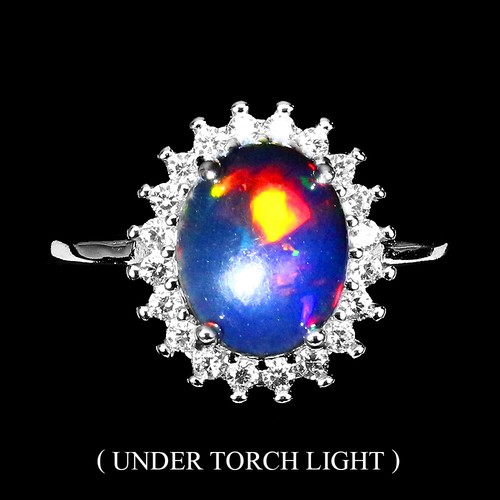 925 sterling silver ring - silver, oval