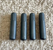 FIT RENAULT 4x DOOR LOCK PUSH PINS PULL KNOBS UNIVERSAL BLACK PLASTIC INTERIOR 