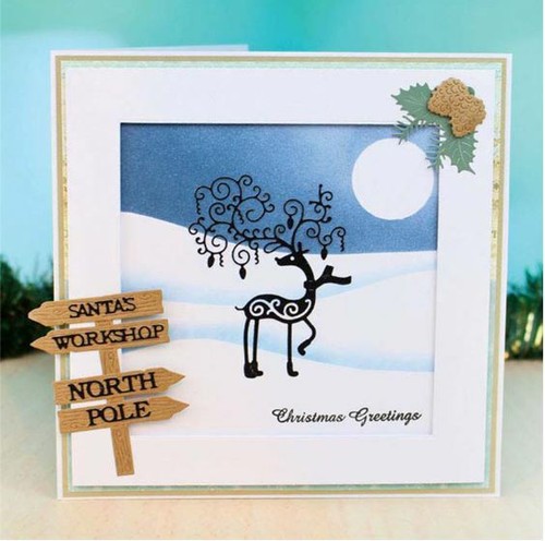 Reindeer metal die cutter - metal,