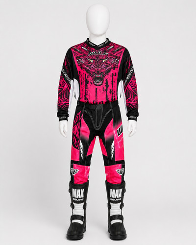 Kids pink motocross - , motorbike