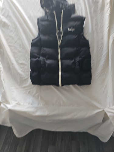 Lee cooper padded hooded gilet - lee,