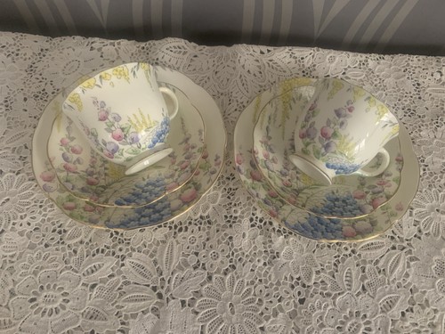 Foley china hollyhocks art - foley,