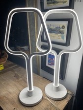 pair of led table bedside lamps