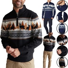 Threadbare Mens Aztec Jacquard