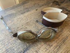 RARE! Antique Sport Goggles for Early Aviation Pilot or motorcycle Rider