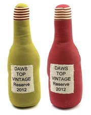 Wine bottle doorstop - wine,