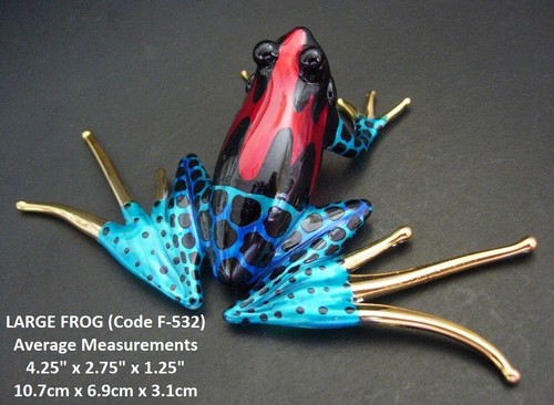 Multi glass frog - glass,