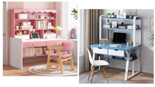 Wooden free standing study - wooden,