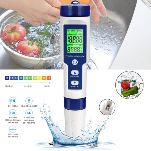 Tank salinity - 5, in