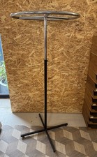 Vintage Circular Clothing  Shop Rail Chrome And Black Used