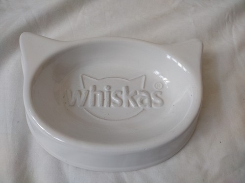 Whiskas ceramic bowl cat - whiskas, bowl,