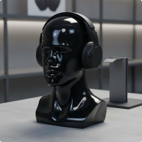 Male mannequin head - male, life-size