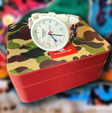 Swatch Watch X BAPE LONDON EDITION. DAY DATE. UNUSED! WITH CAMO BOX!