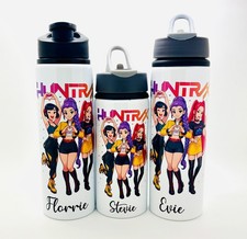 K Pop Huntrix Inspired Demon Hunter Personalised Kids Water Sports Bottle School