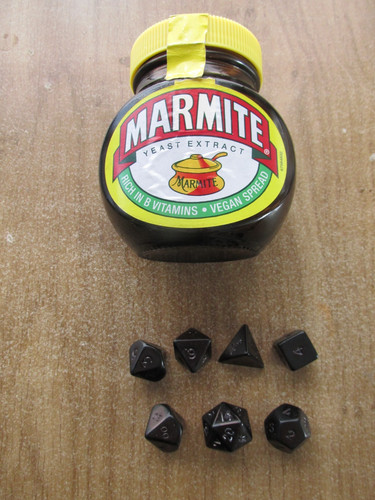 Marmite poly dice set unique - poly,